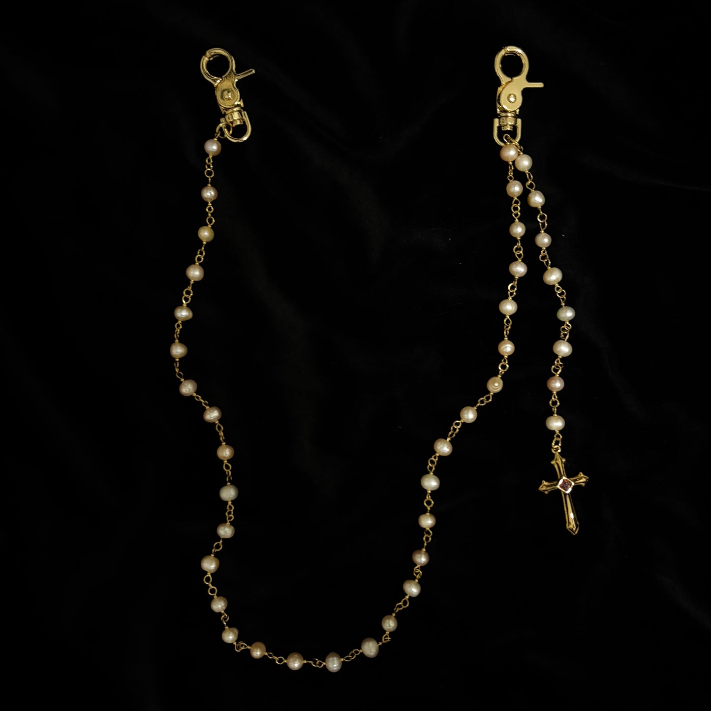 "SAINTÉ" ROSARY WALLET CHAIN