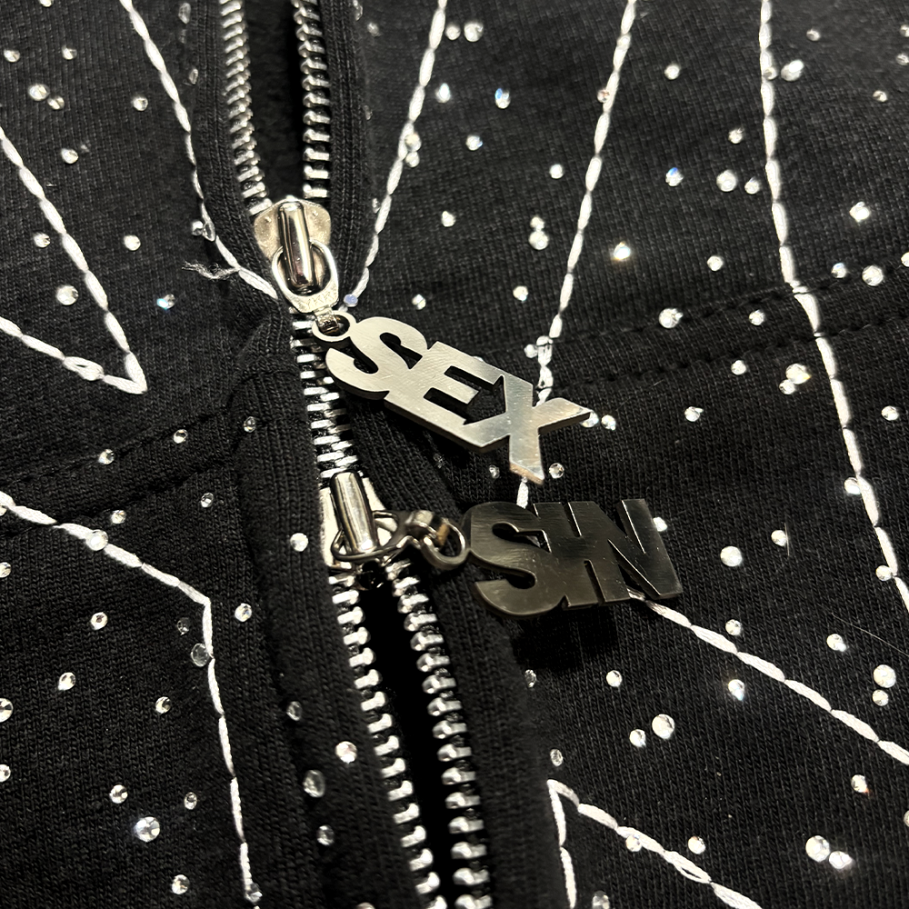 HARLEM WORLD VVS 'Noir' Zip Up