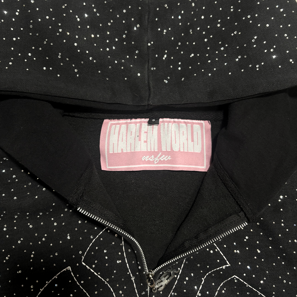 HARLEM WORLD VVS 'Noir' Zip Up